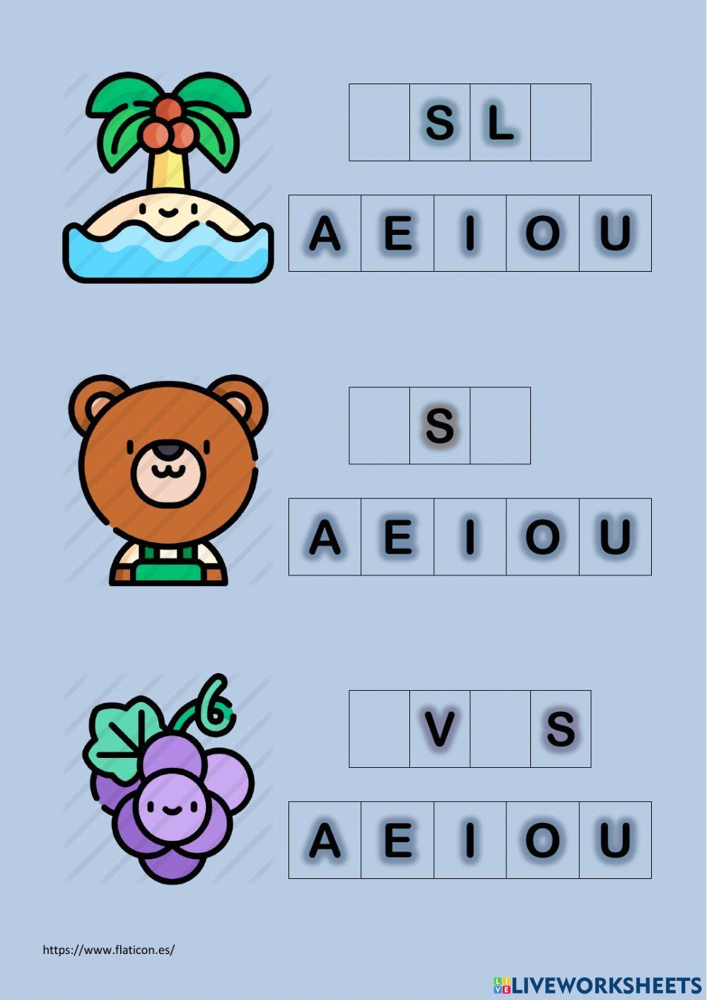 Completo con vocales