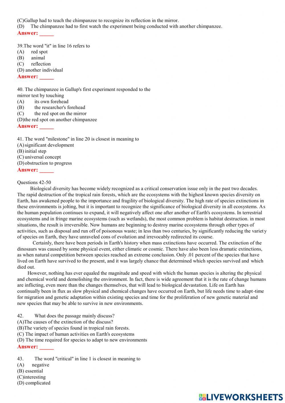 TOEFL prediction 1 (reading)