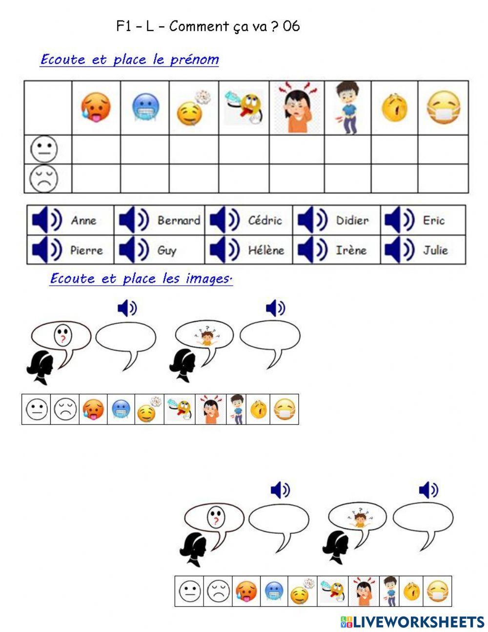 F1 - L - Comment ça va ? 06