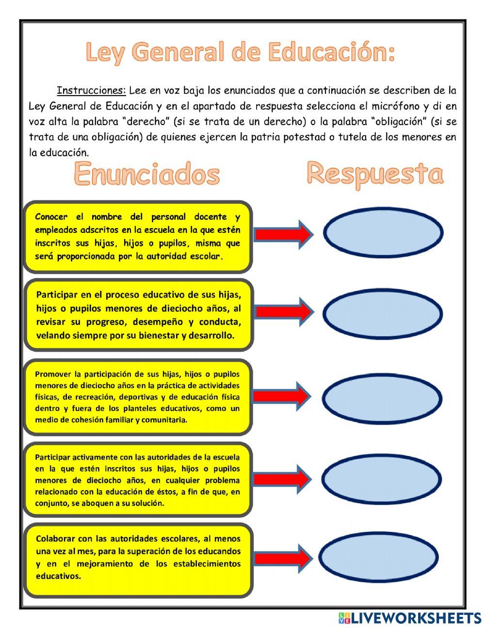 Ley General de Educación