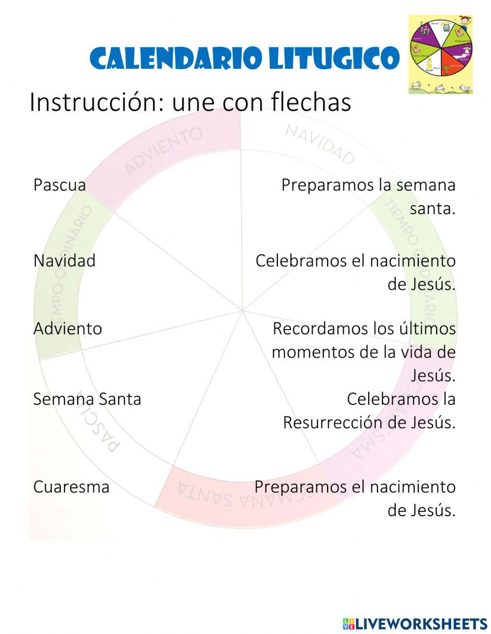 Calendario litúrgico