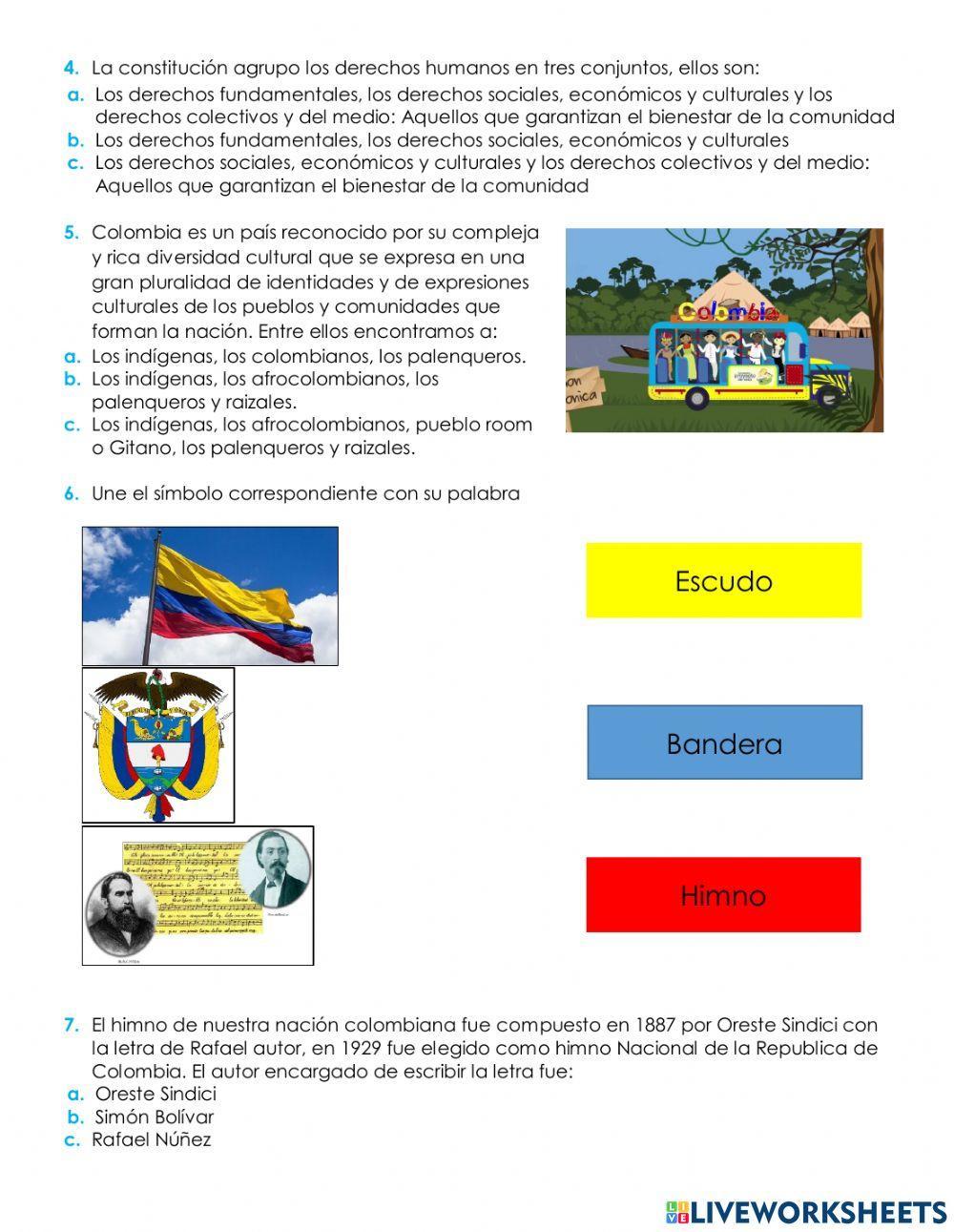 Nacion colombiana, diversidad colombiana,poblacion colombiana