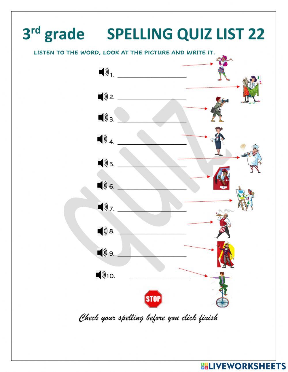 Jobs-Occupations Quiz