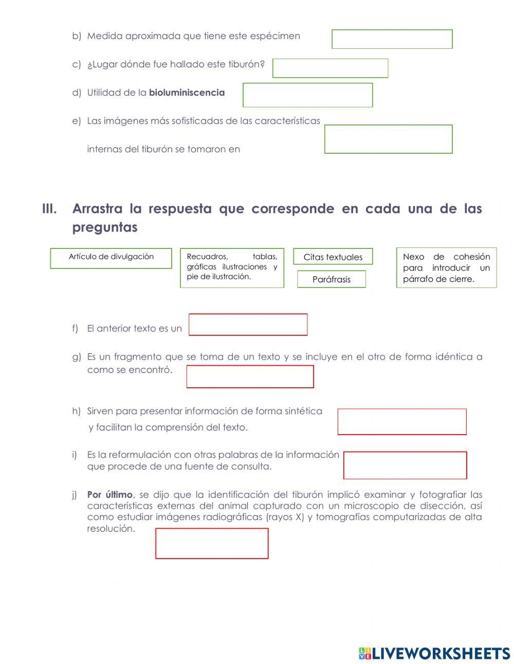 Evaluación Lectura y teoría marzo