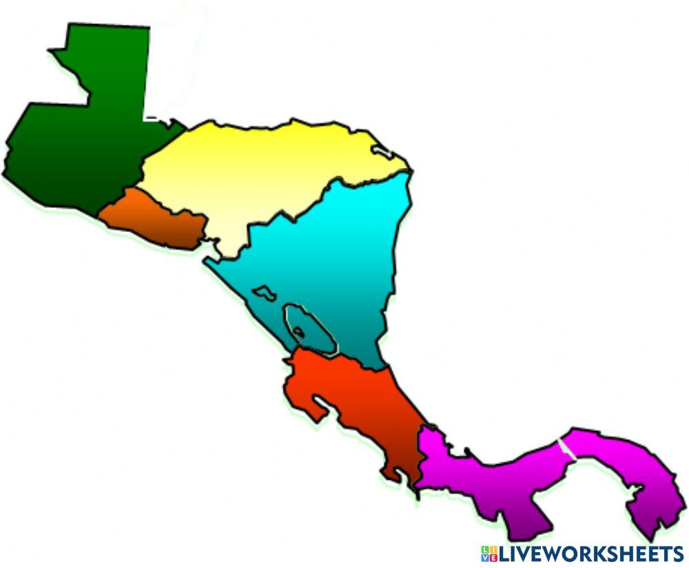 Localización Mapa de Centroamérica