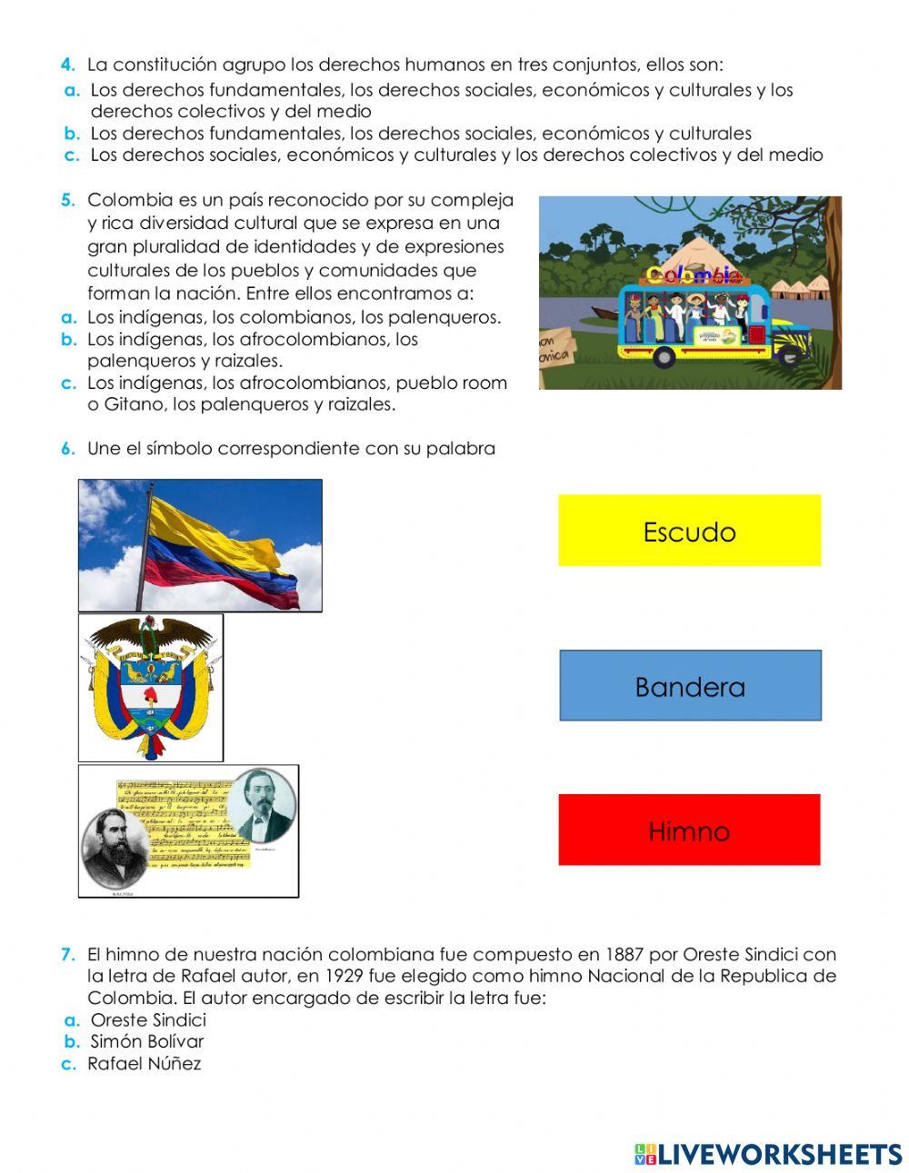 Nacion colombiana, diversidad colombiana,poblacion colombiana