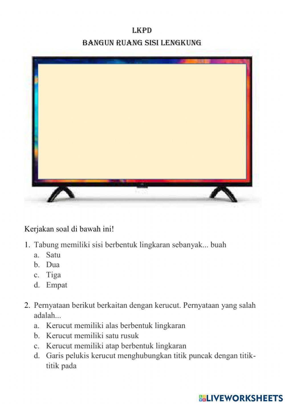 Bangun Ruang Sisi Lengkung