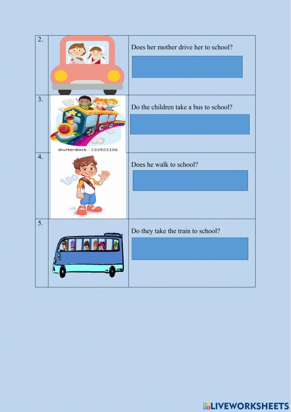 Do, Does -Transportation