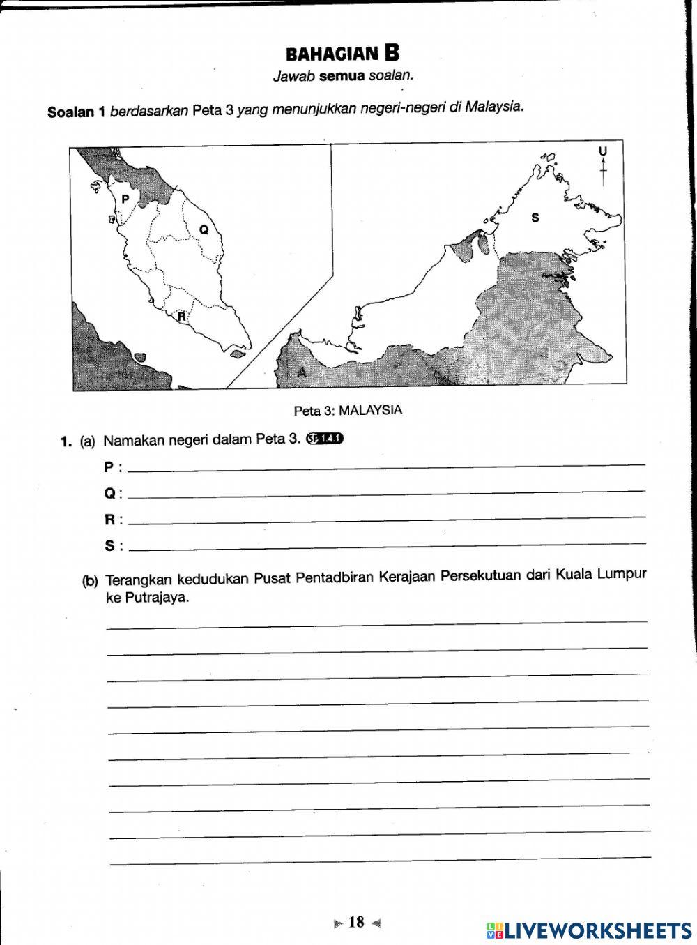 Praktis 4 Lakaran Peta Malaysia