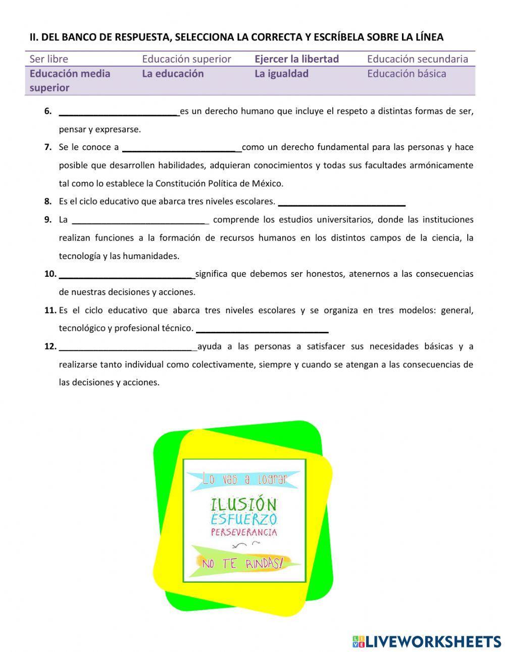 Examen segundo trimestre de fce 3
