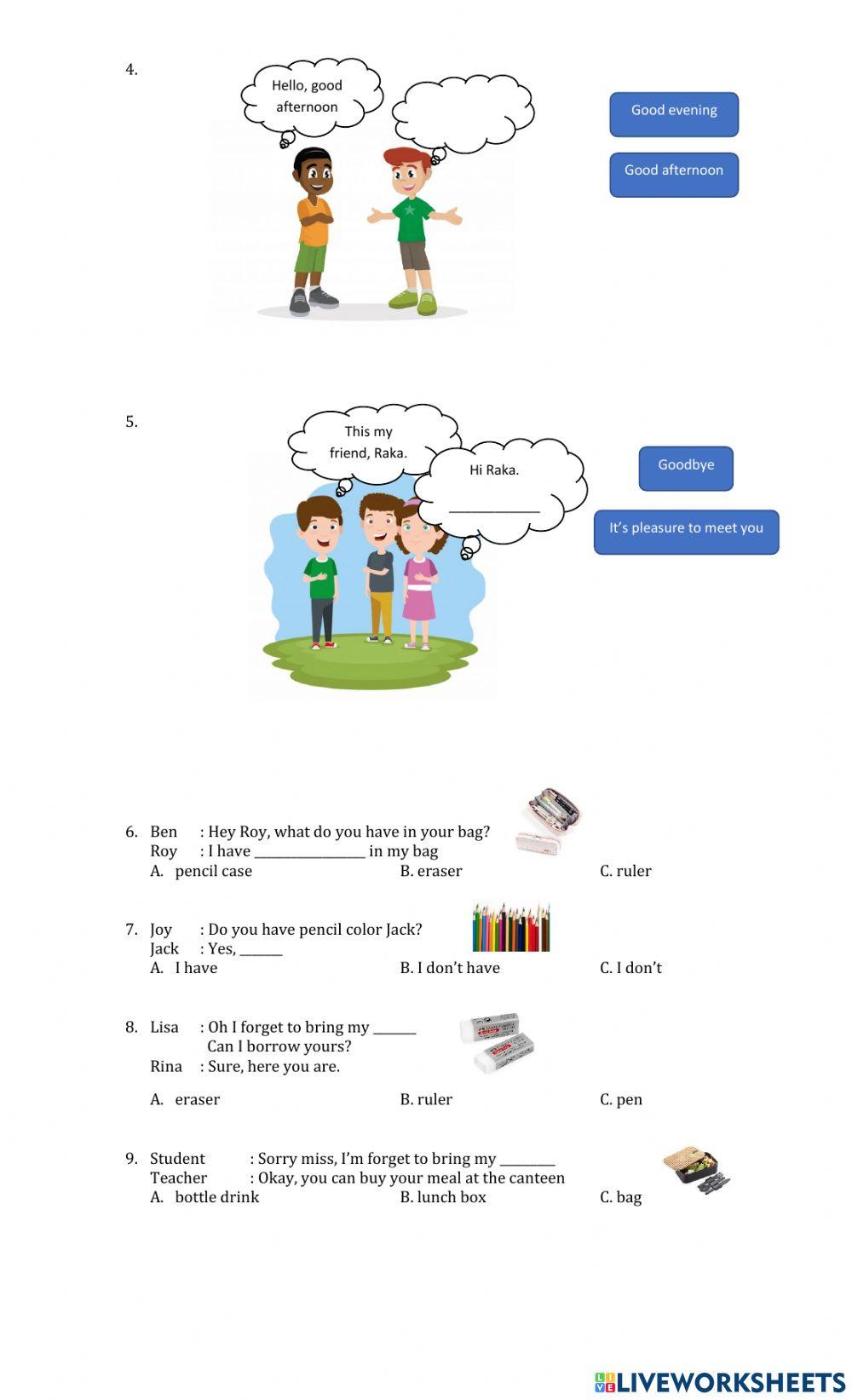 English club evaluation