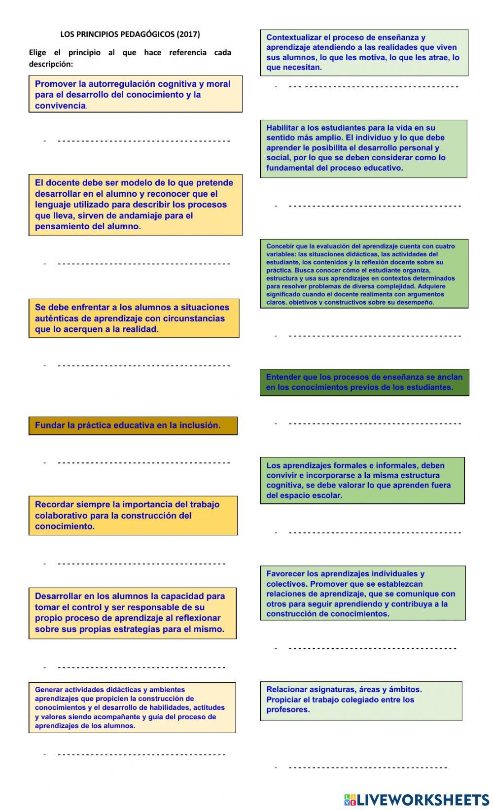 Principios pedagógicos 2