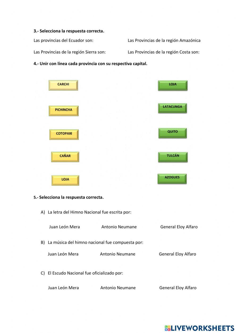Examen de Estudios sociales
