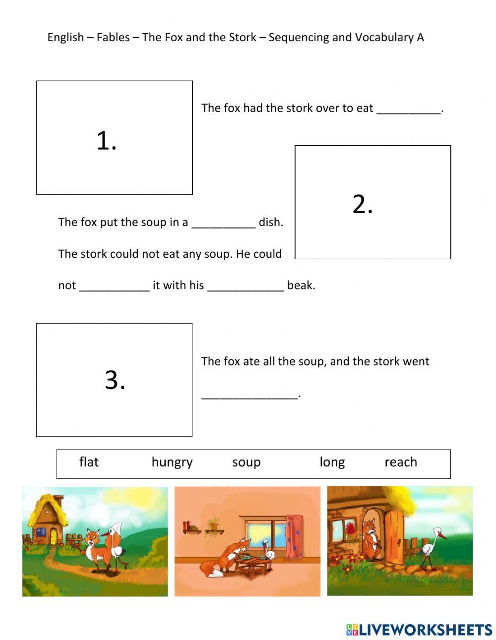 The Fox and the Stork