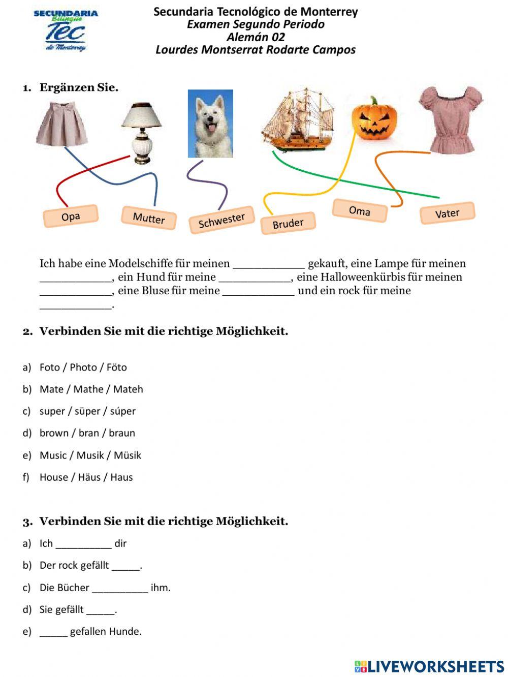 Examen de Periodo II Alemán 02