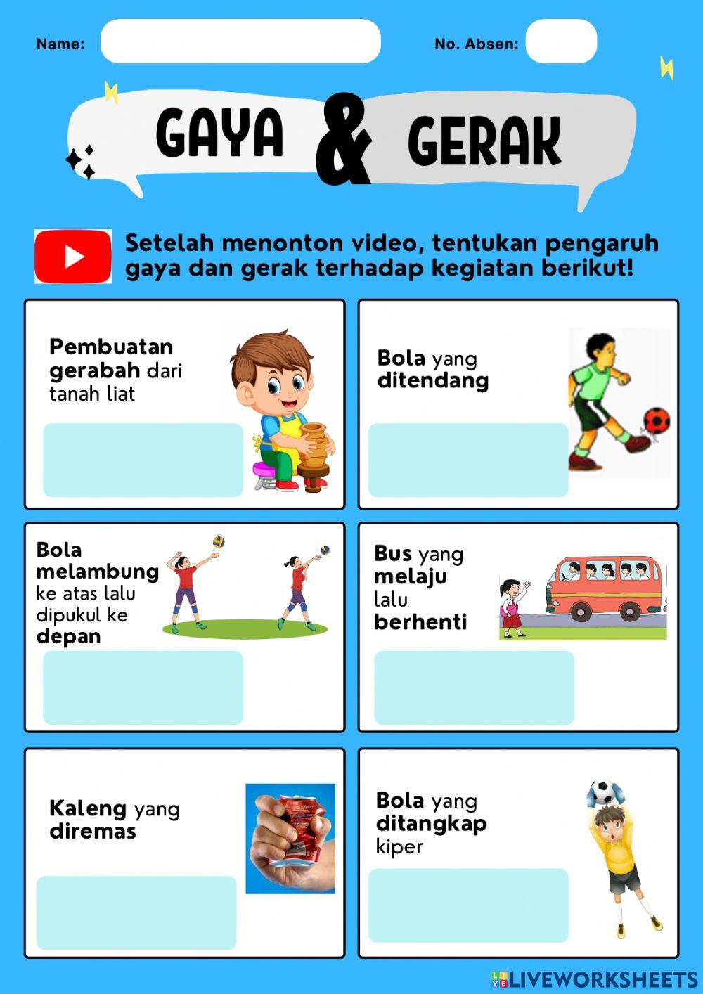 Gaya dan gerak