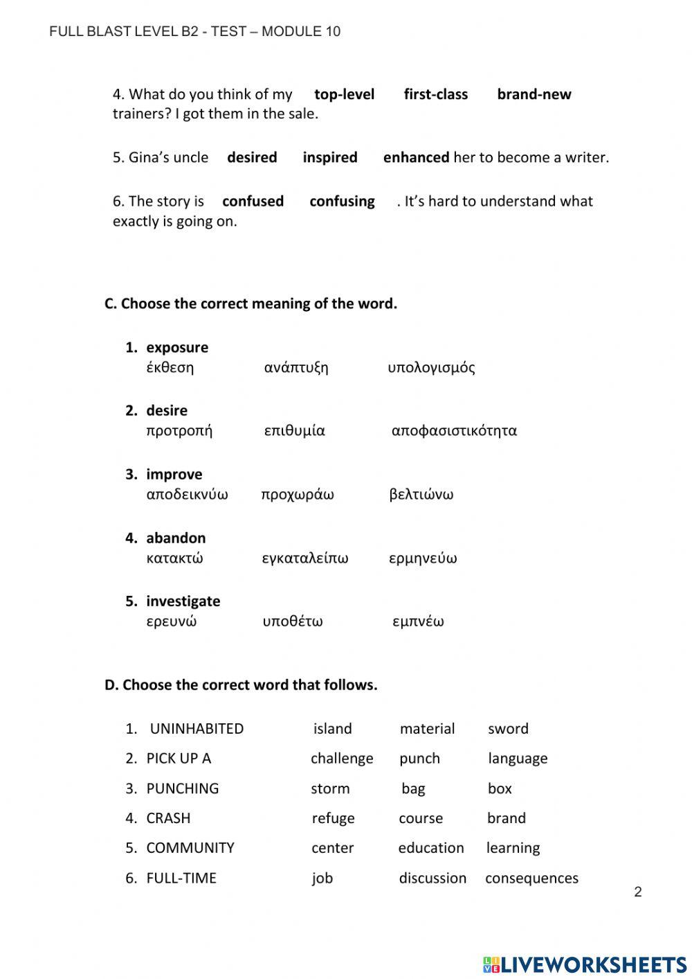 Module 10  test