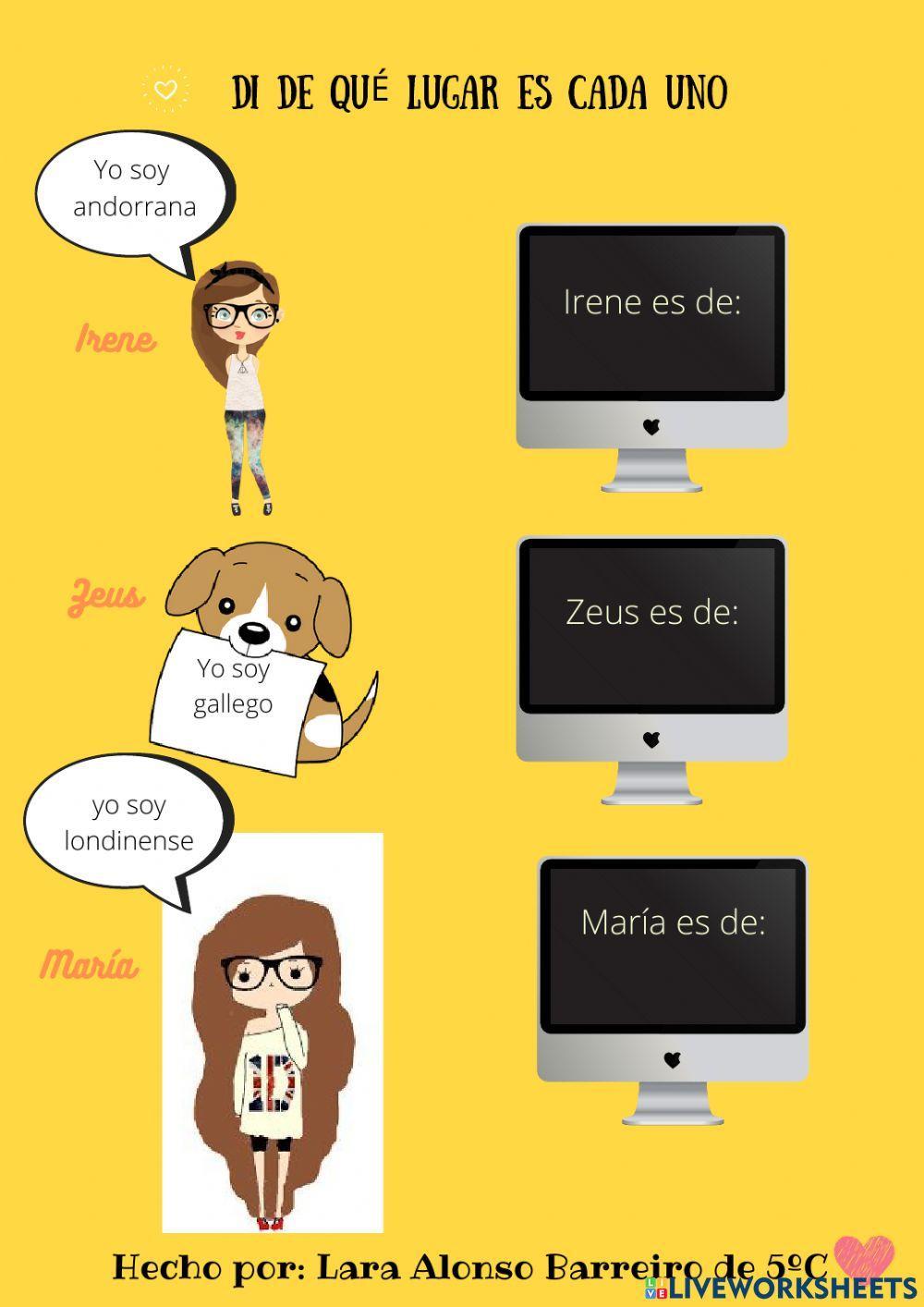 Gentilicios (por Lara Alonso)