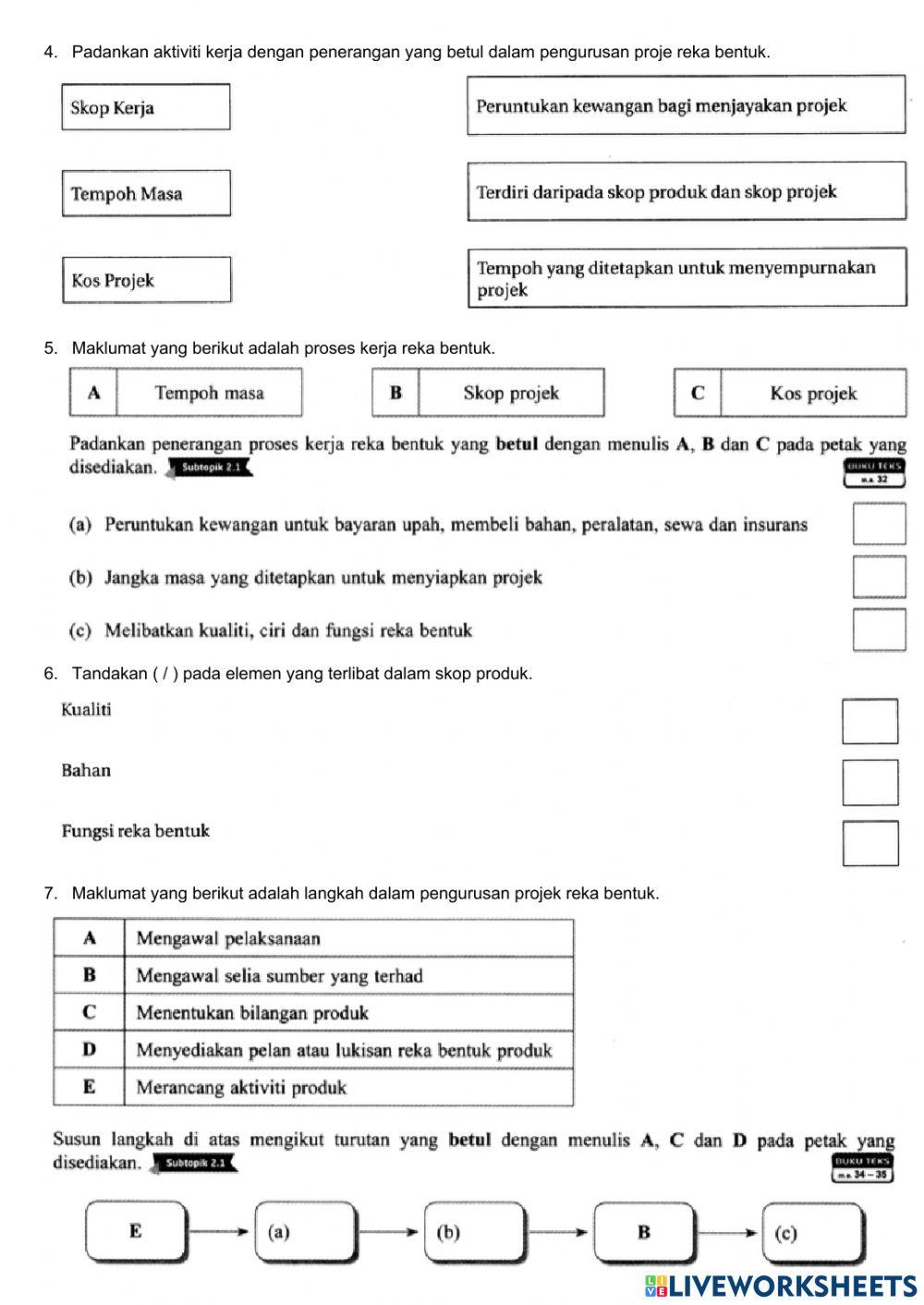 2.1 Pengurusan Projek Reka Bentuk