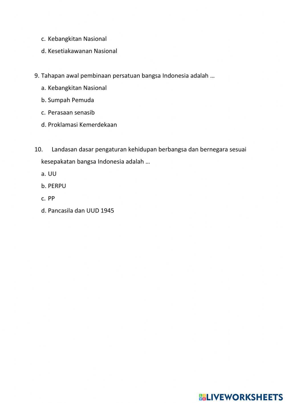 Semangat Kebangkitan Nasional Tahun1908