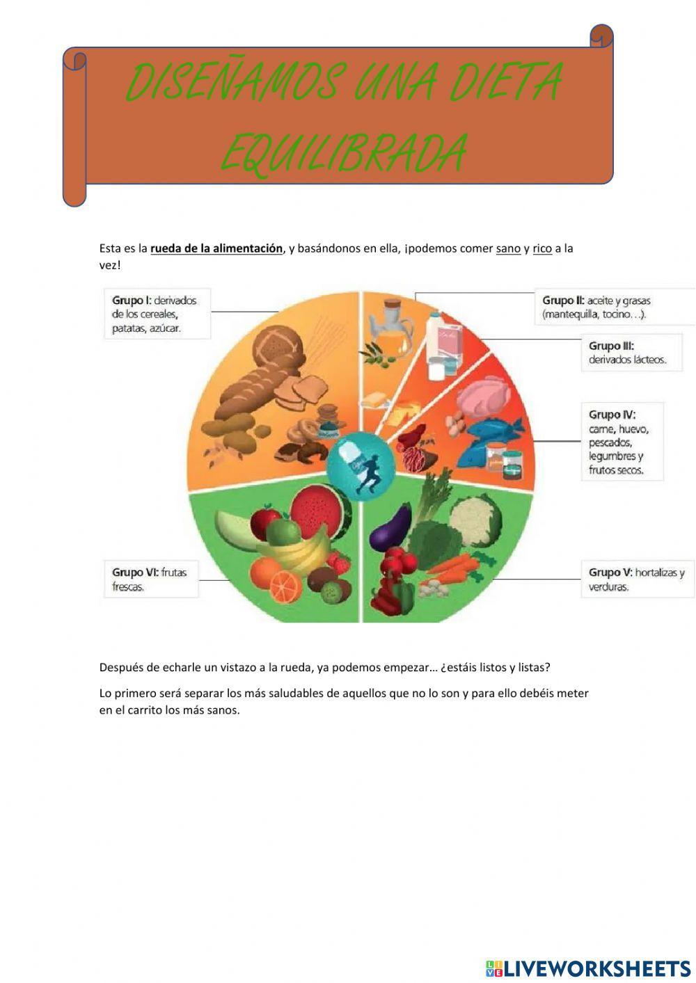 DISEÑO DE UNA DIETA EQUILIBRADA