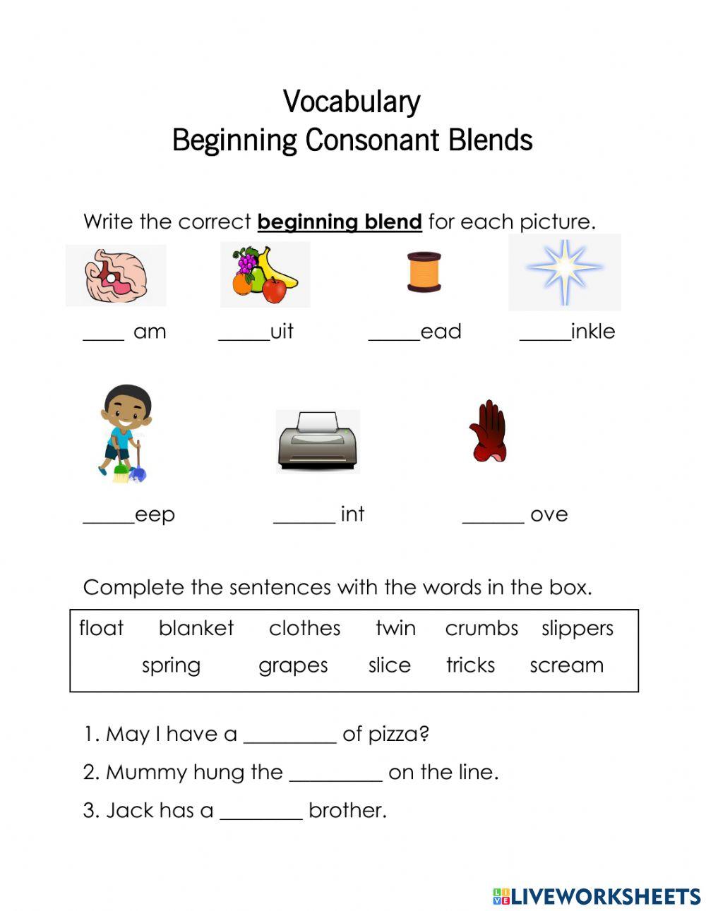 Beginning  Blends