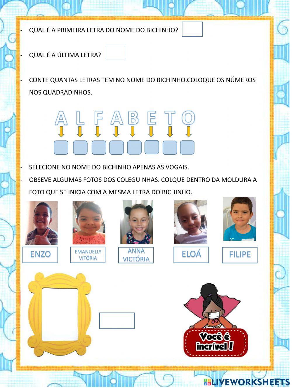 Atividade 19 - UM BICHINHO DIFERENTE