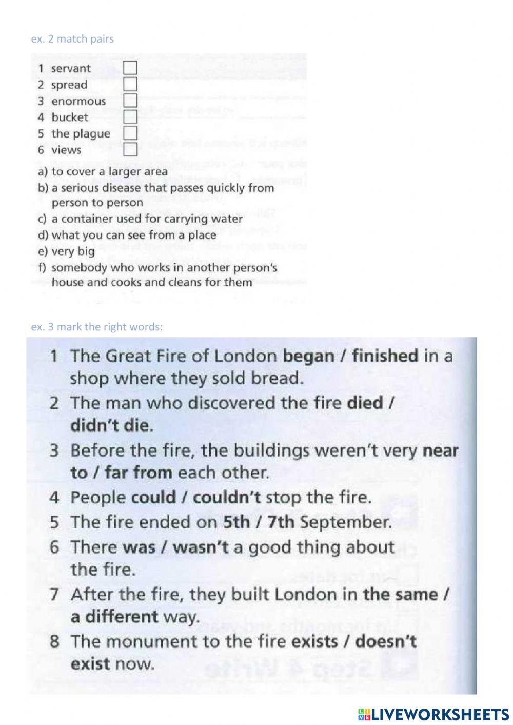 The Great fire of London