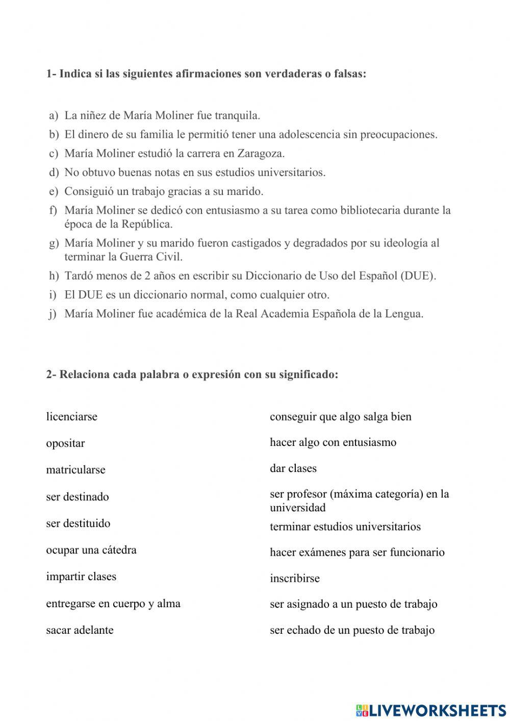 ALCE C1 CE María Moliner