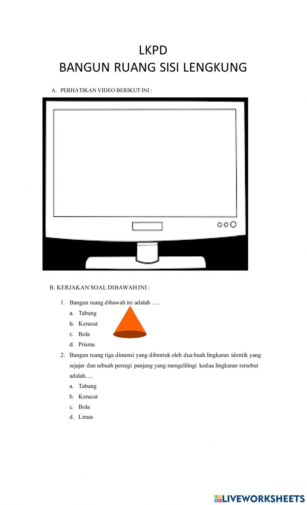Bangun Ruang Sisi Lengkung