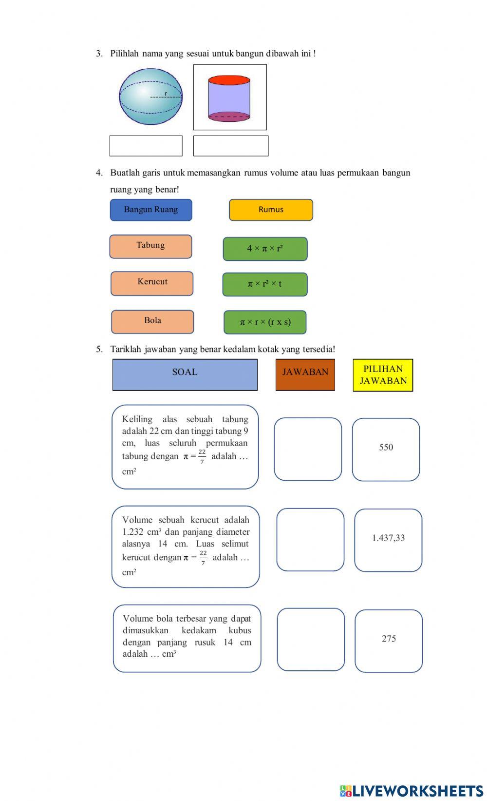 Bangun Ruang Sisi Lengkung
