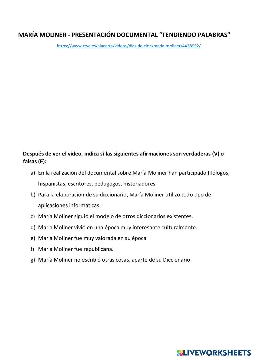 ALCE  B2 CO María Moliner - Tendiendo palabras