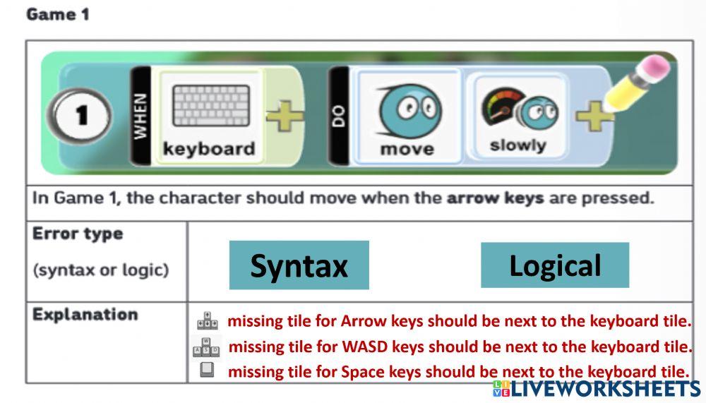 Testing Activity 6 Game1