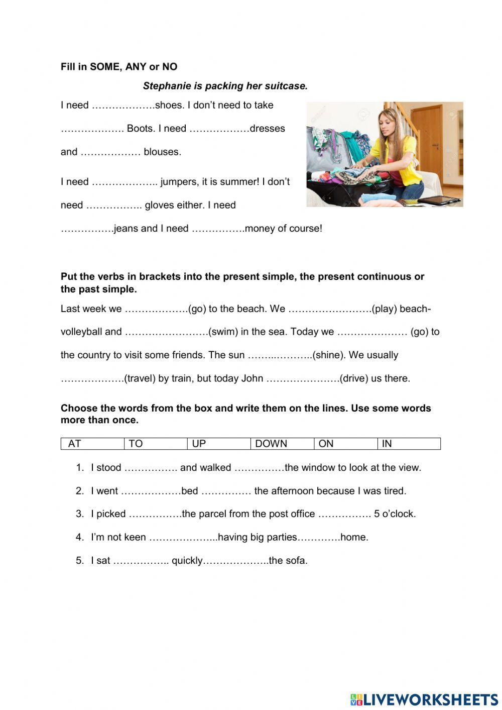 Summative test -- revision period --pre-int