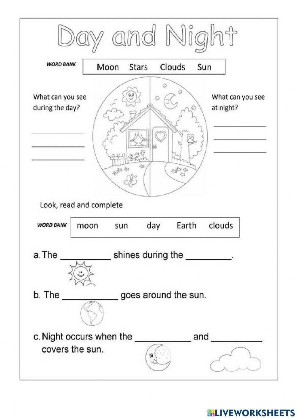 775587 | Day and night | marielosen | LiveWorksheets 775587-day-and-night-marielosen-liveworksheets