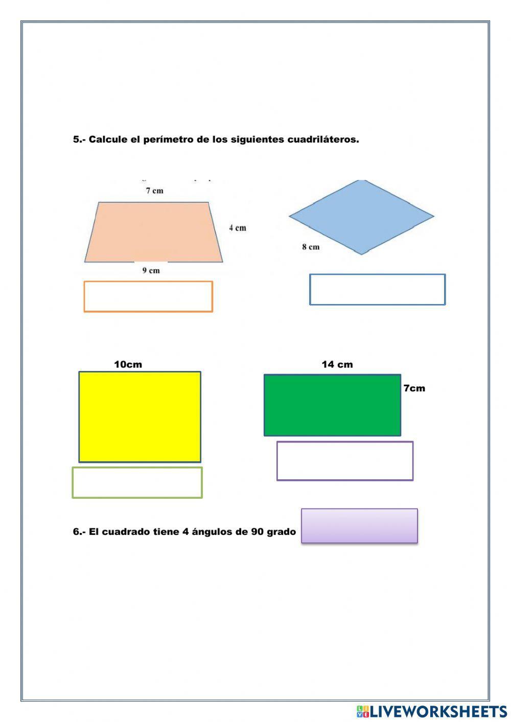 Paralelogramos … | Free Interactive Worksheets | 775360, image size:1000x1413