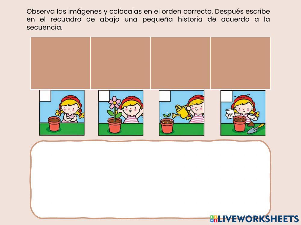 Ordena las secuencias