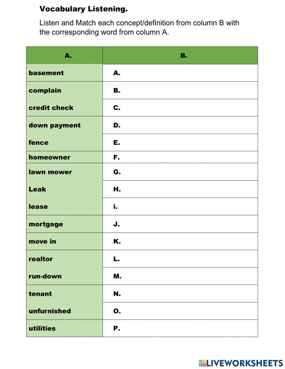 UNIT 11. BUILDING. HOUSING