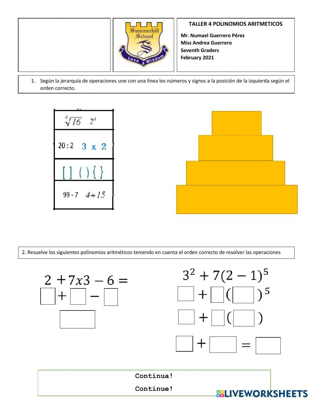Jerarquía de operaciones