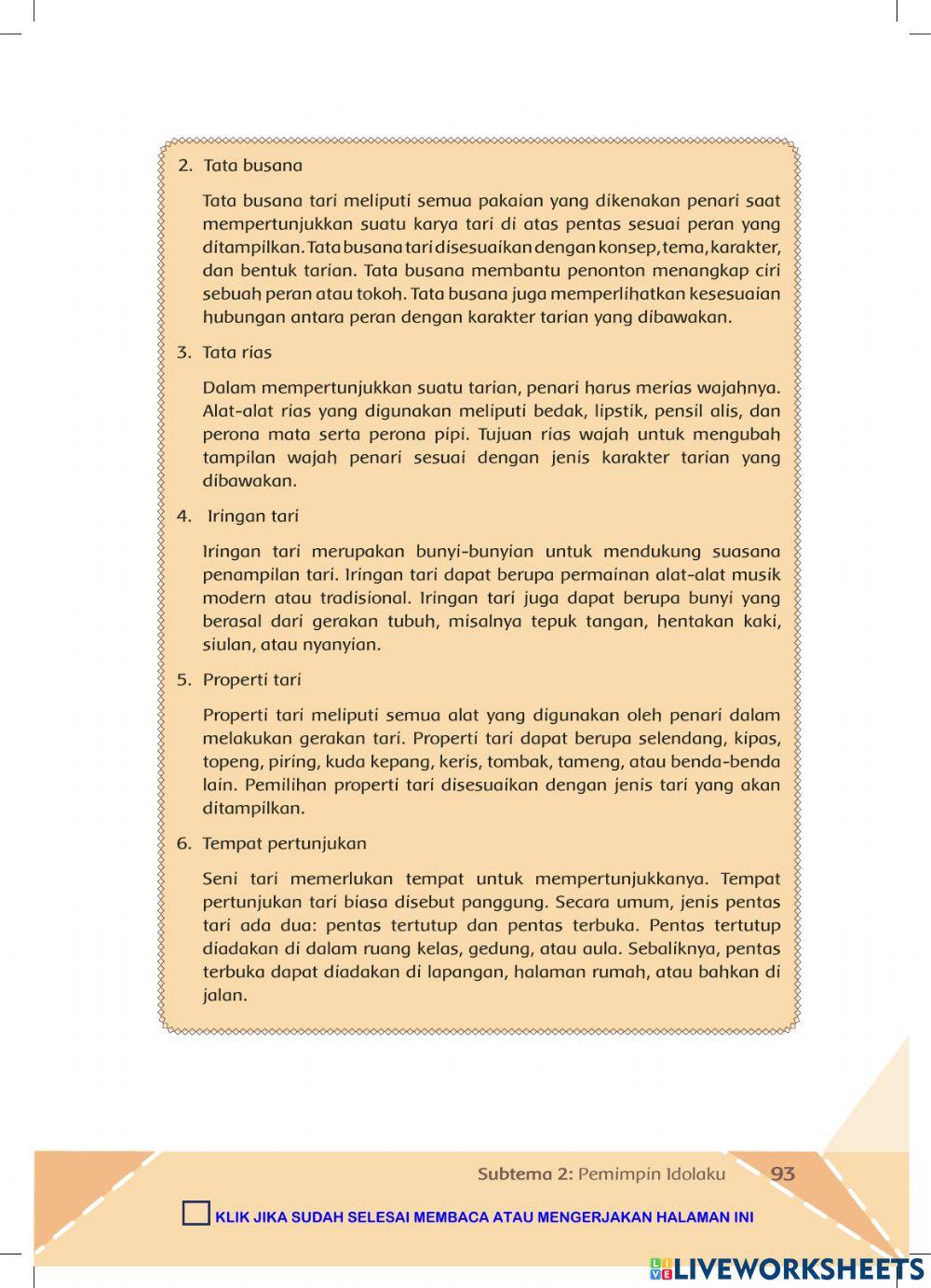 Tema 7 Sub Tema 2 Pembelajaran 5