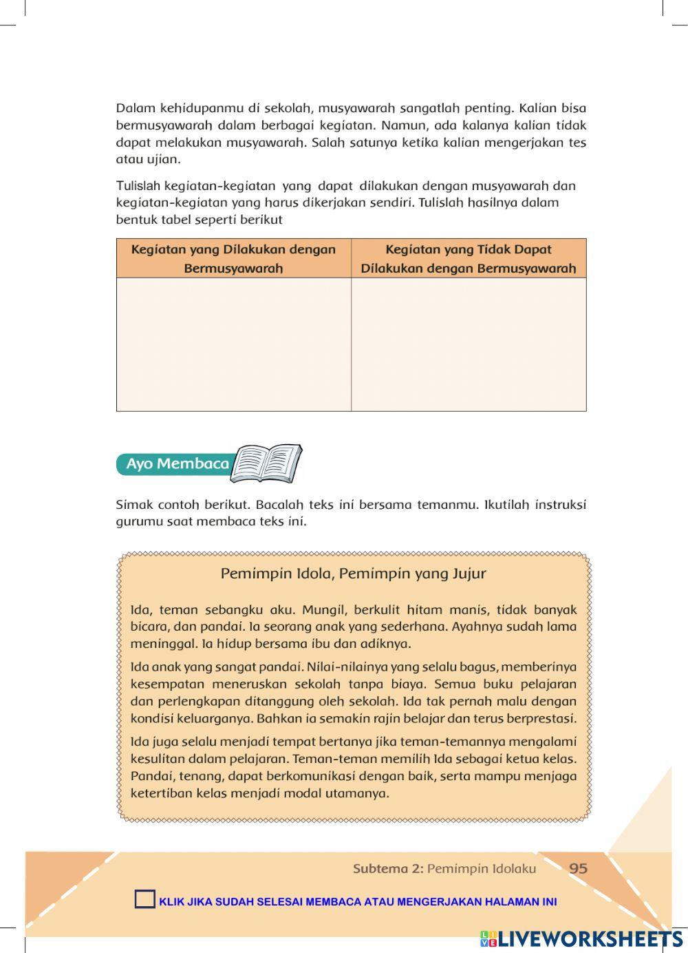 Tema 7 Sub Tema 2 Pembelajaran 5