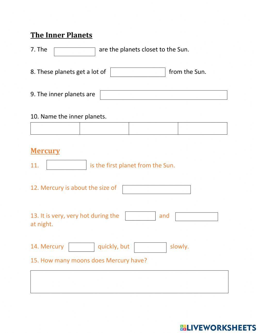 Planets Notes