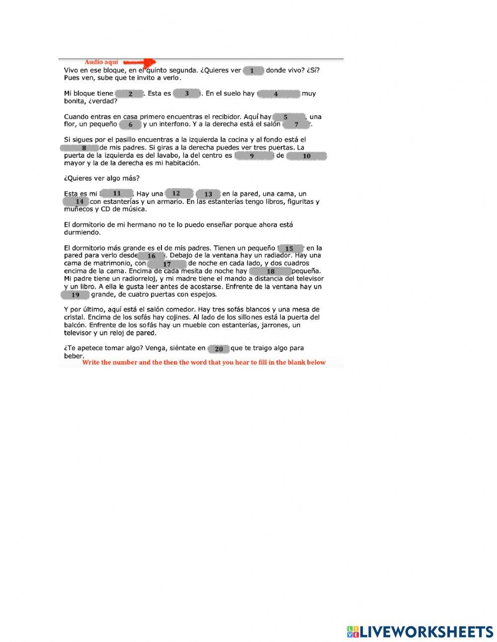 La casa (Escuchar) VIDEOELE