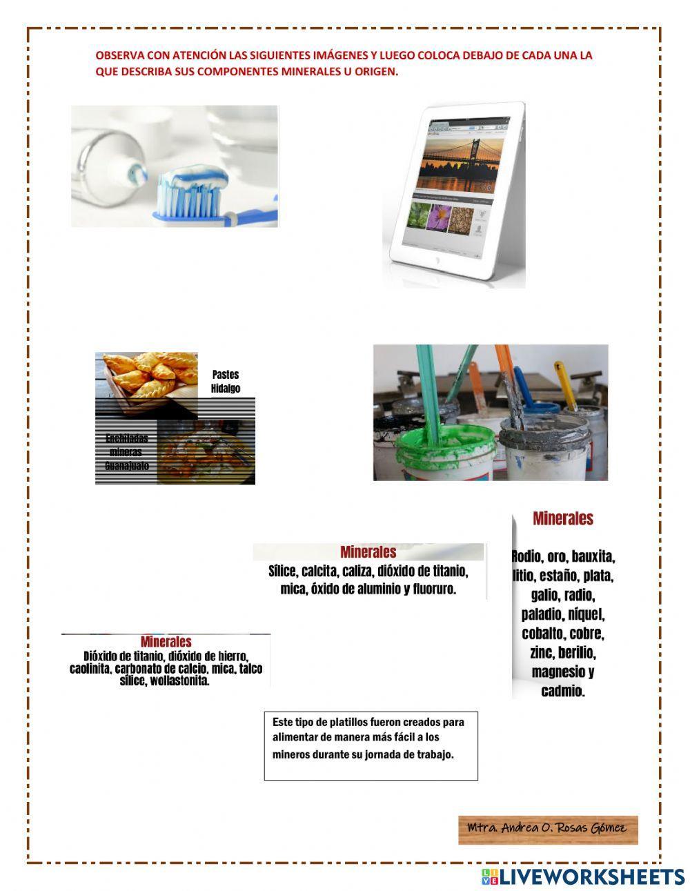 Los minerales que son y donde estan en mexico