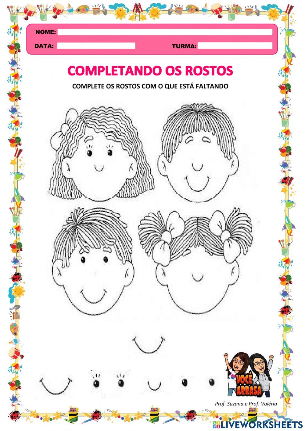 Completando os Rostos