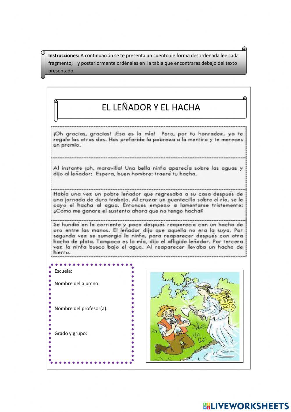 Leer un subgénero narrativo de tu preferencia