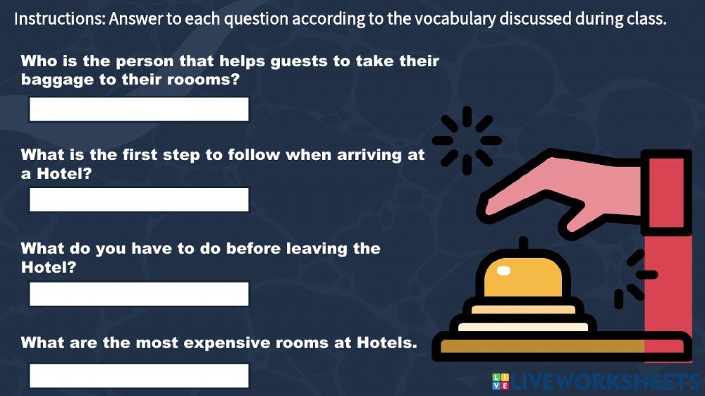 HOMEWORK 1 - Staying in Hotels