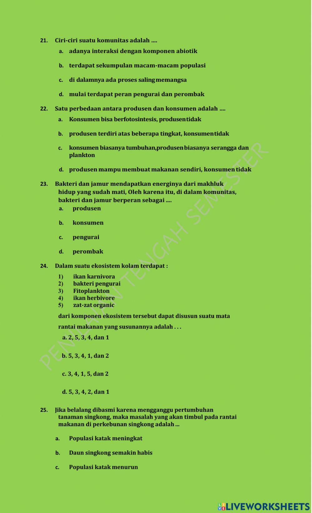 Penilaian tengah semester genap