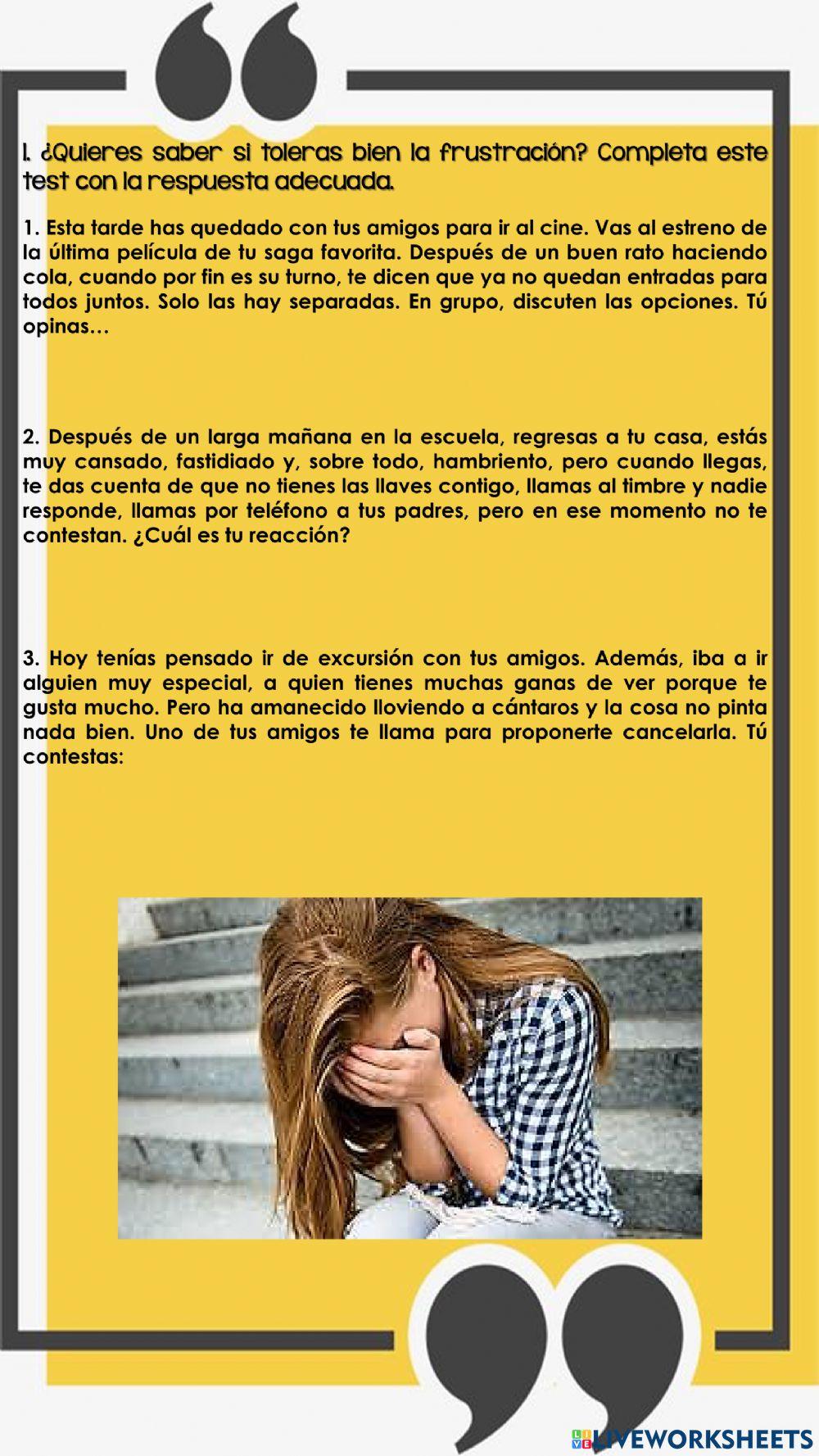 Tolerancia a la frustracion