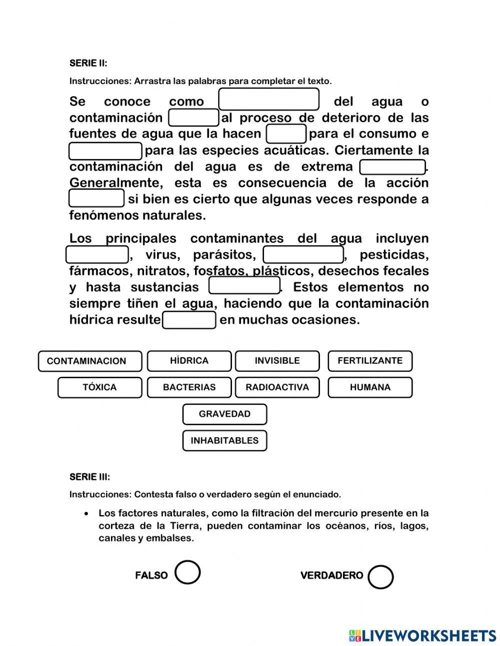Contaminación Hidrica